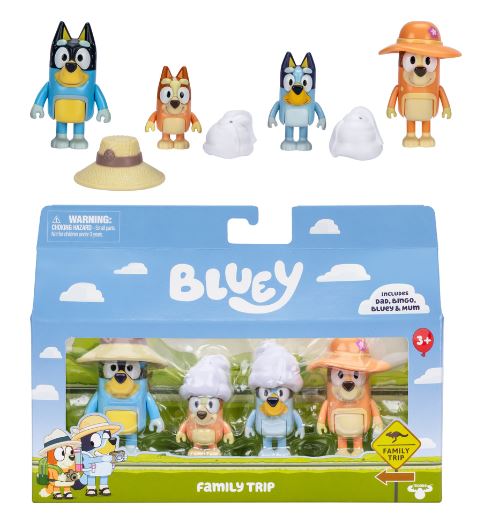 BLUEY AND FAMILY - FAMILY TIME FIGURE PACK