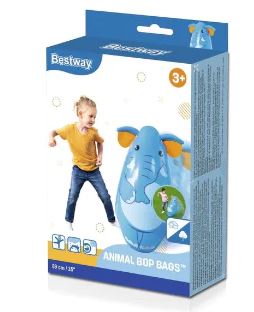 BESTWAY ANIMAL BOP BAGS ASSORT