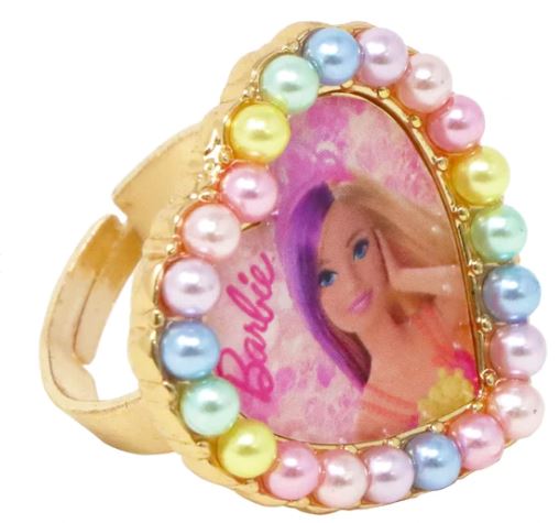 BARBIE RAINBOW FANTASY PEARL HEART RING