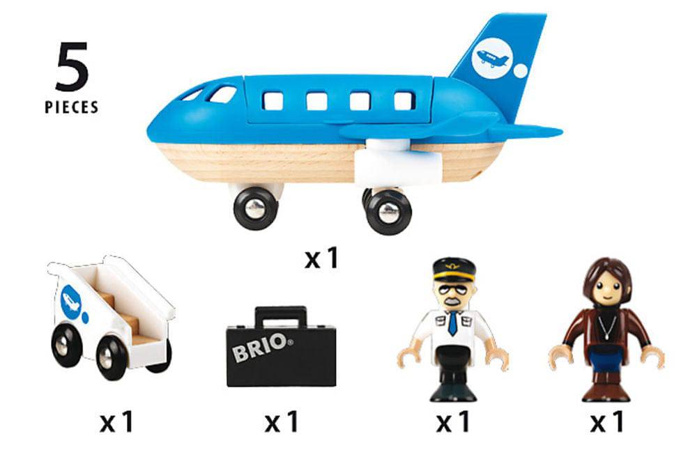 BRIO VEHICLE - AIRPLANE - 5 PIECES