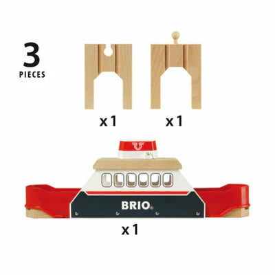 BRIO VEHICLE - FERRY SHIP - 3 PIECES