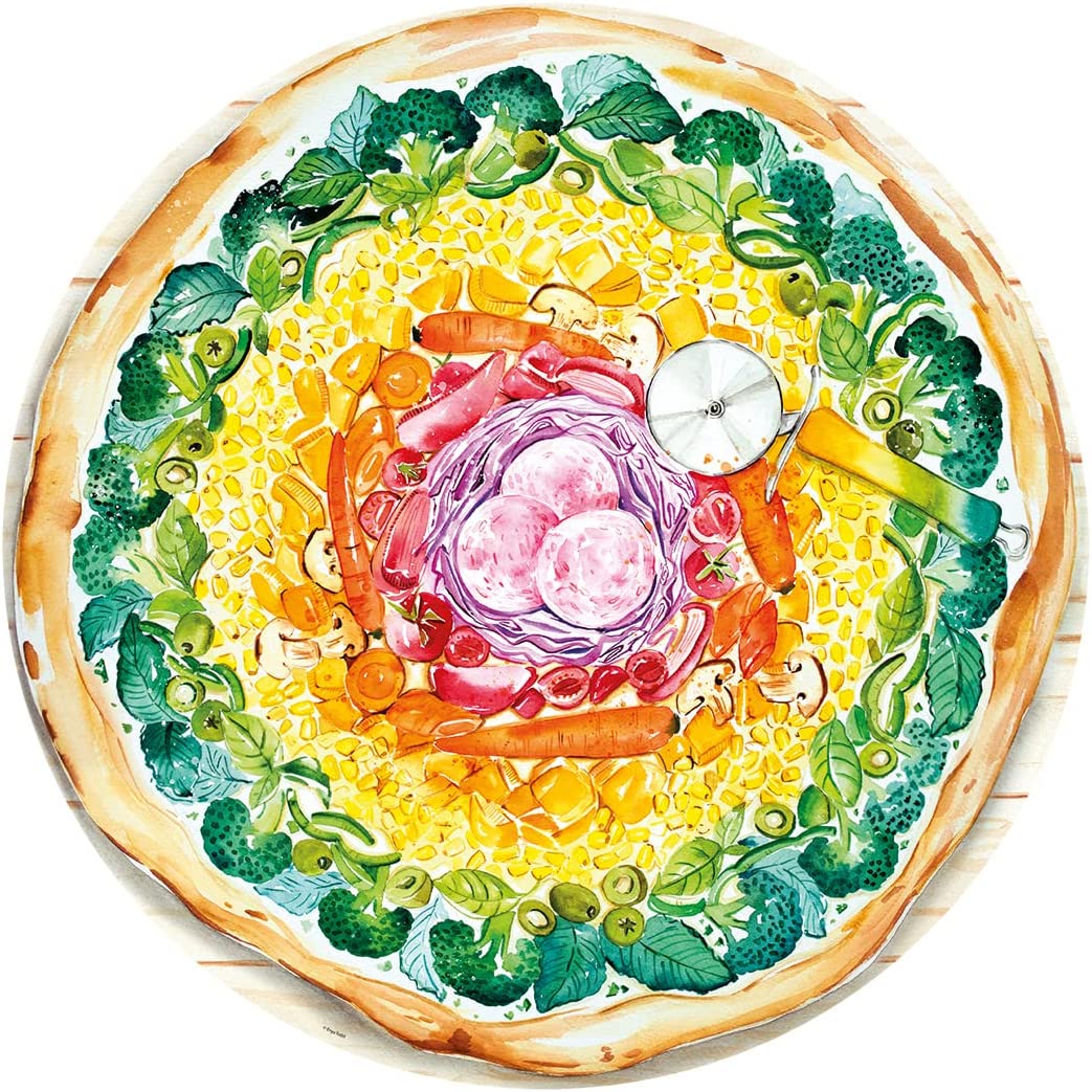 RAVENSBURGER 17347 1 CIRCLE OF COLORS - PIZZA 500 PIECE PUZZLE