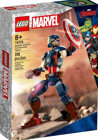 LEGO 76258 MARVEL - CAPTAIN AMERICA CONSTRUCTION FIGURE