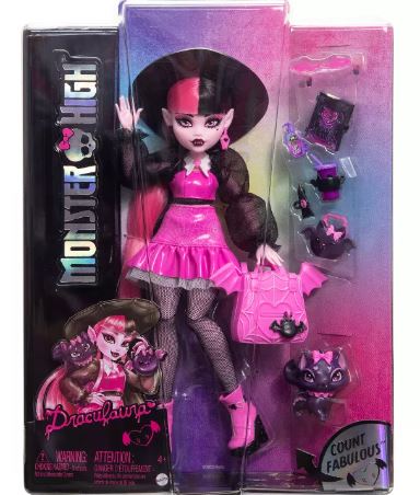 MONSTER HIGH - CORE REFRESH FASHION DOLL - DRACULAURA