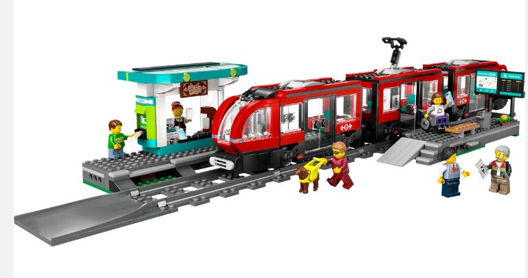 LEGO 60423 - CITY - DOWNTOWN STREETCAR AND STATION