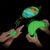 LARGE FIDGET FINGERS FLEXI WORM GLOW IN DARK ASSORTMENT -