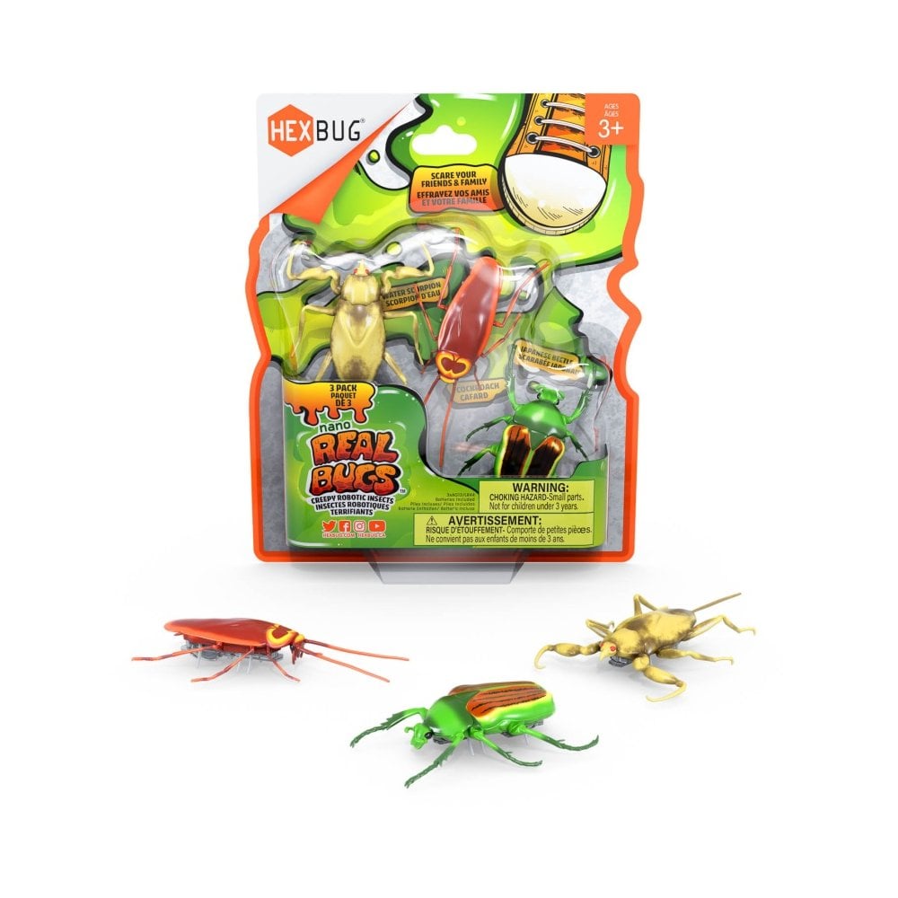 HEXBUG NANO REAL BUGS 3 PACK