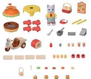 SYLVANIAN FAMILIES - HANBURGER STAND