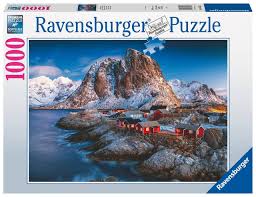 RAVENSURGER - VILLAGE ON LOFOTEN ISLANDS 1000 PIECE PUZZLE