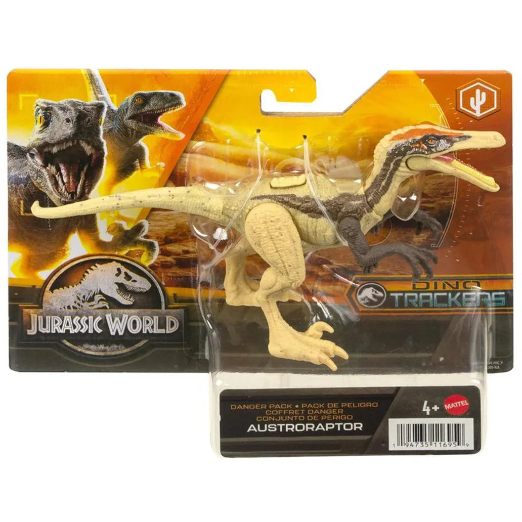 JURASSIC WORLD DANGER PACK - AUSTRORAPTOR - DINO TRACKER FIGURE