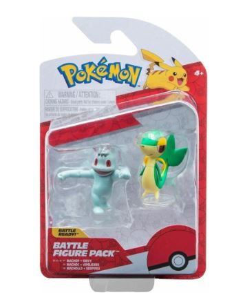 POKEMON BATTLE FIGURE PACK - MACHOP AND SNIVY