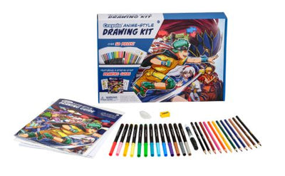 CRAYOLA ANIME -STYLE DRAWING KIT- LEARN TO DRAW