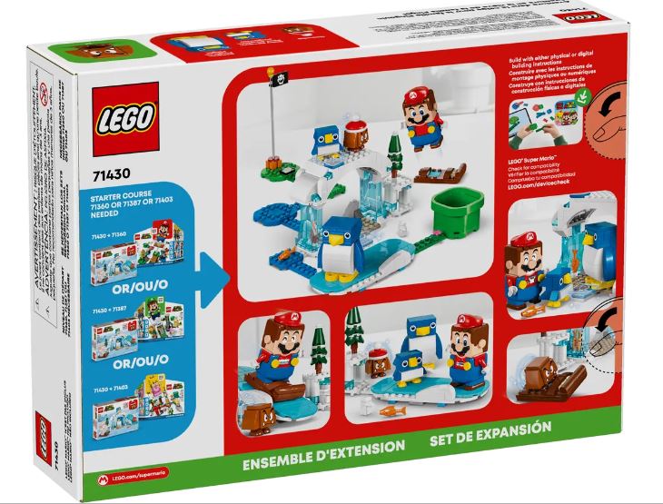 LEGO 71430 SUPER MARIO - PENGUIN FAMILY SNOW ADVENTURE EXPANSION SET