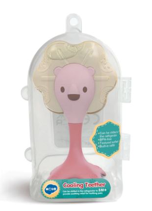 HOLA - PINK COOLING TEETHER