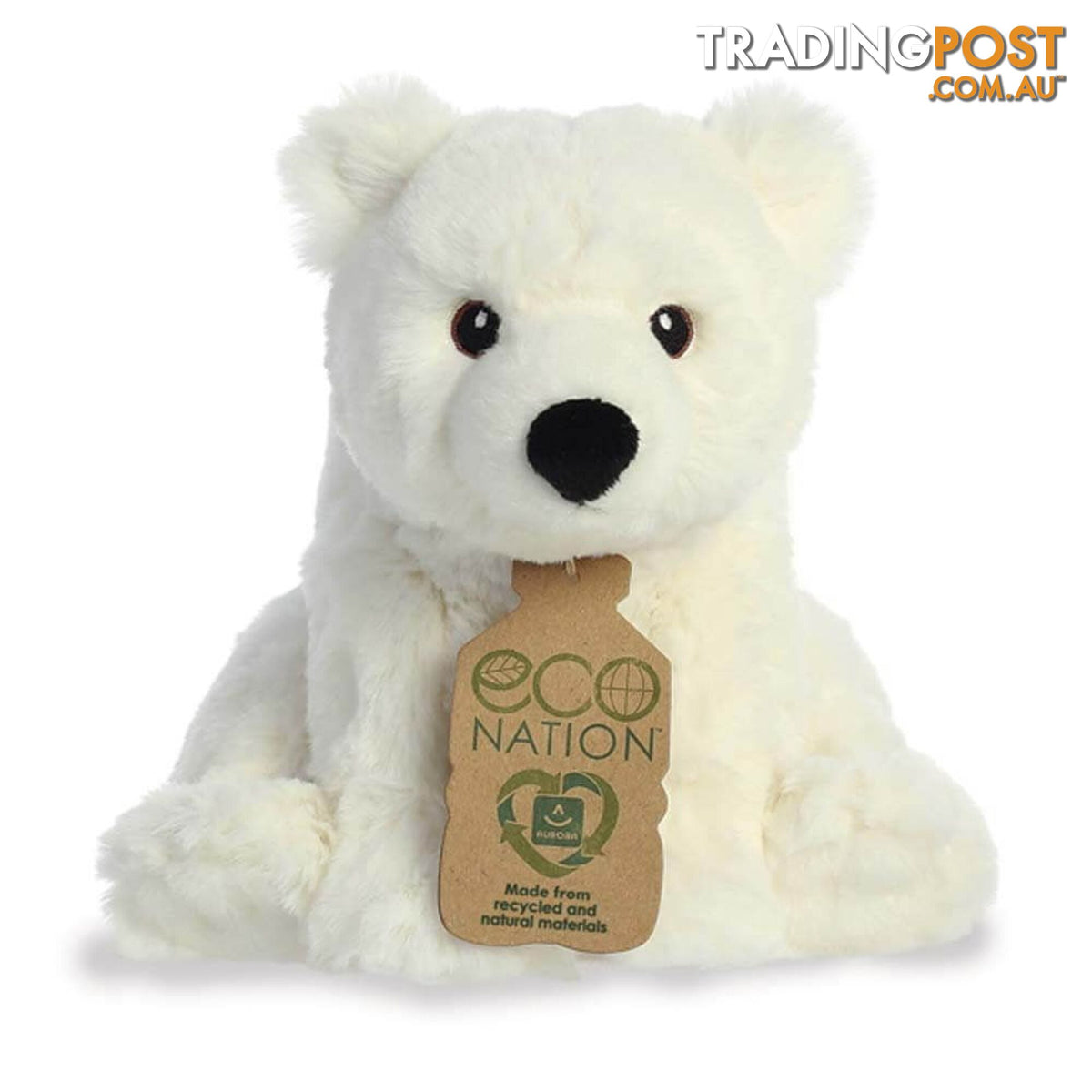 ECO NATION POLAR BEAR SOFT TOY