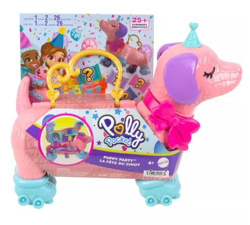 POLLY POCKET - PUPPY PARTY PINATA COMPACT PLAYSET