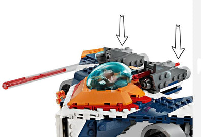 LEGO 76278 MARVEL -  ROCKETS WARBIRD VS RONAN