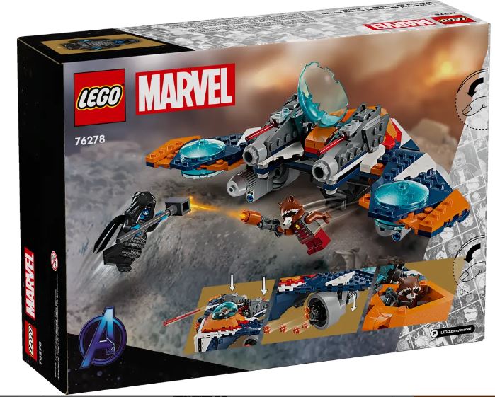 LEGO 76278 MARVEL -  ROCKETS WARBIRD VS RONAN