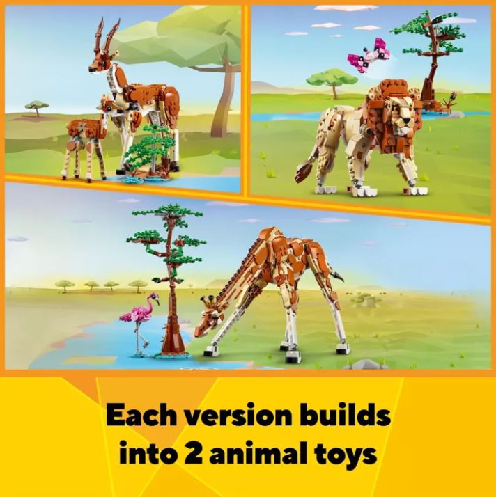 LEGO 31150 WILD SAFARI ANIMALS