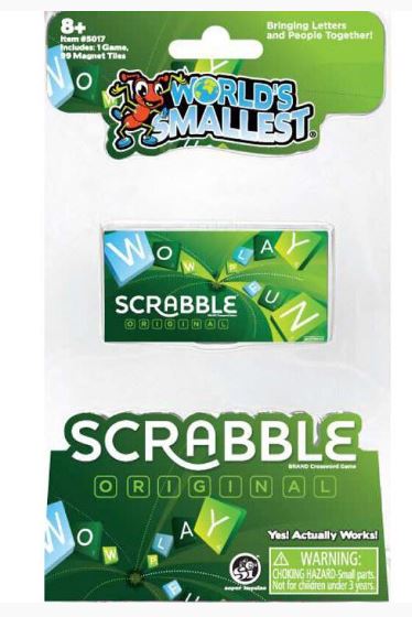 WORLDS SMALLEST SCRABBLE