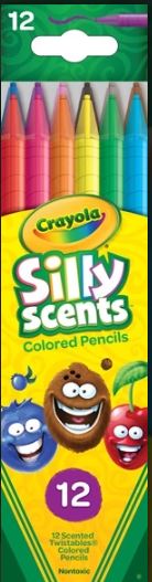 CRAYOLA 12 SILLY SCENTS TWISTABLES COLORED PENCILS NEW