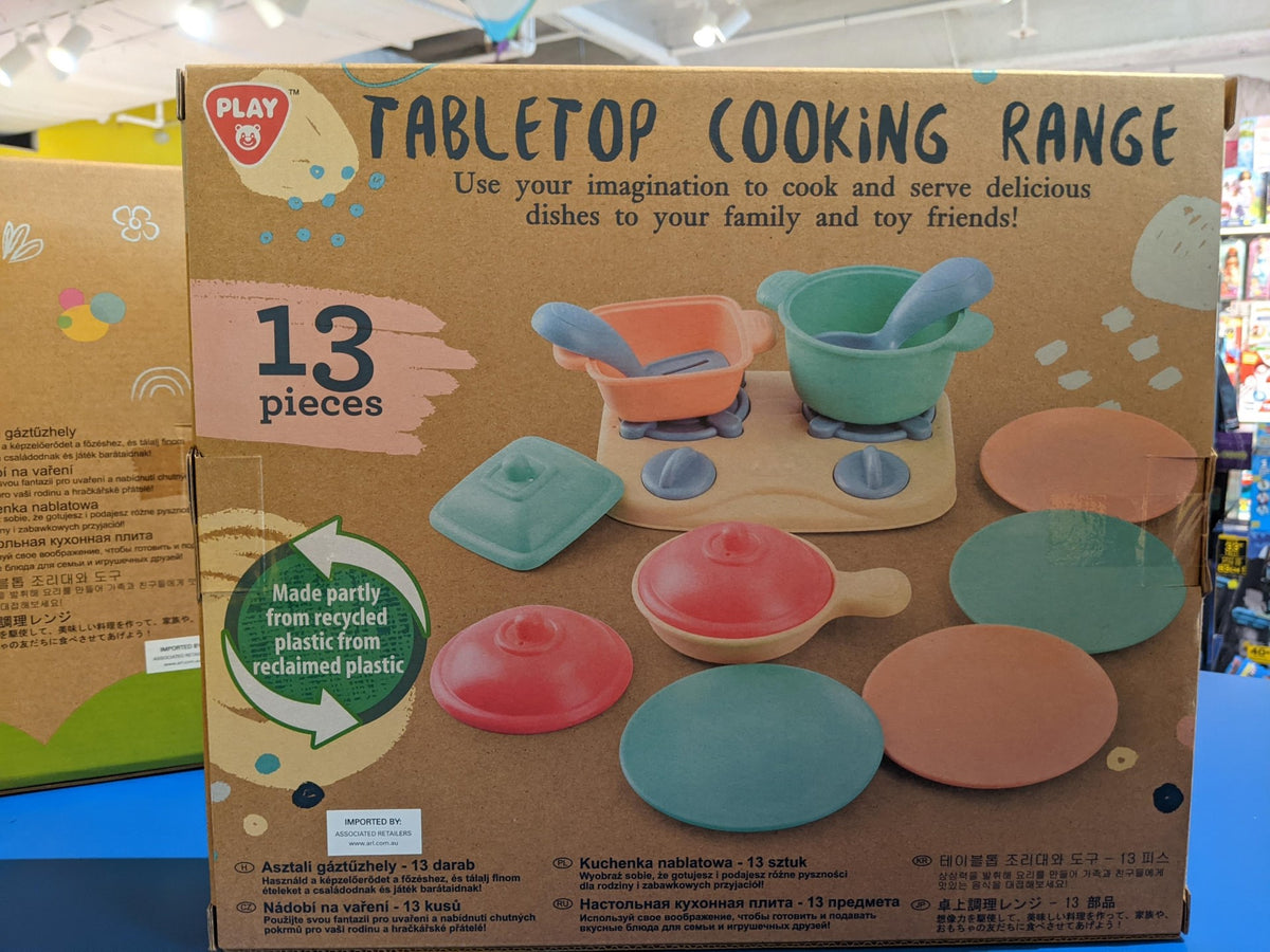 PLAYGO - RECYCLED PLASTIC - TABLETOP COOKING RANGE 13PCS