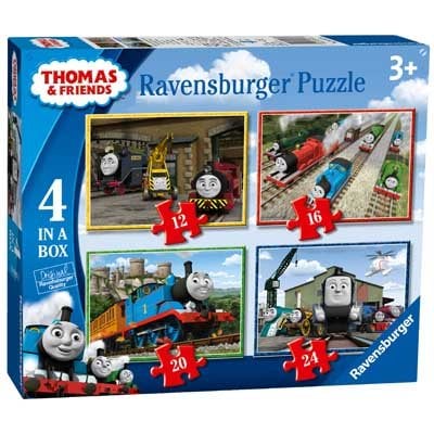 RAVENSBURGER THOMAS & FRIENDS LETS GO TO WORK 12,16,20,24 PC PUZZLE