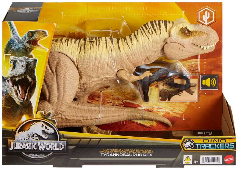 JURASSIC WORLD - DINO TRACKERS HUNT AND CHOMP ROARING TYRANNOSAURUS REX