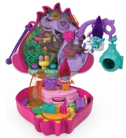 POLLY POCKET - TROLLS COMPACT CASE PLAYSET