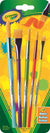 CRAYOLA 5 ART & CRAFT BRUSHES