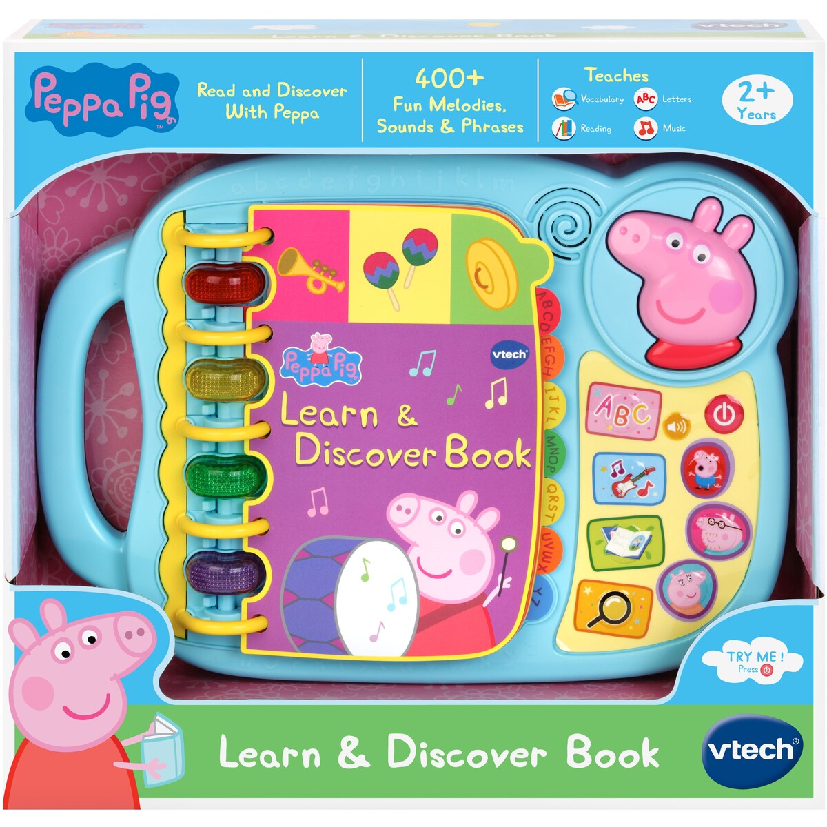 PEPPER PIG PRESS AND DISCOVER BOOK