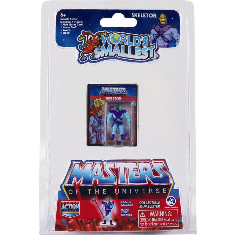 WORLDS SMALLEST MASTERS OF THE UNIVERSE MICROACTION FIGS ASSORTED