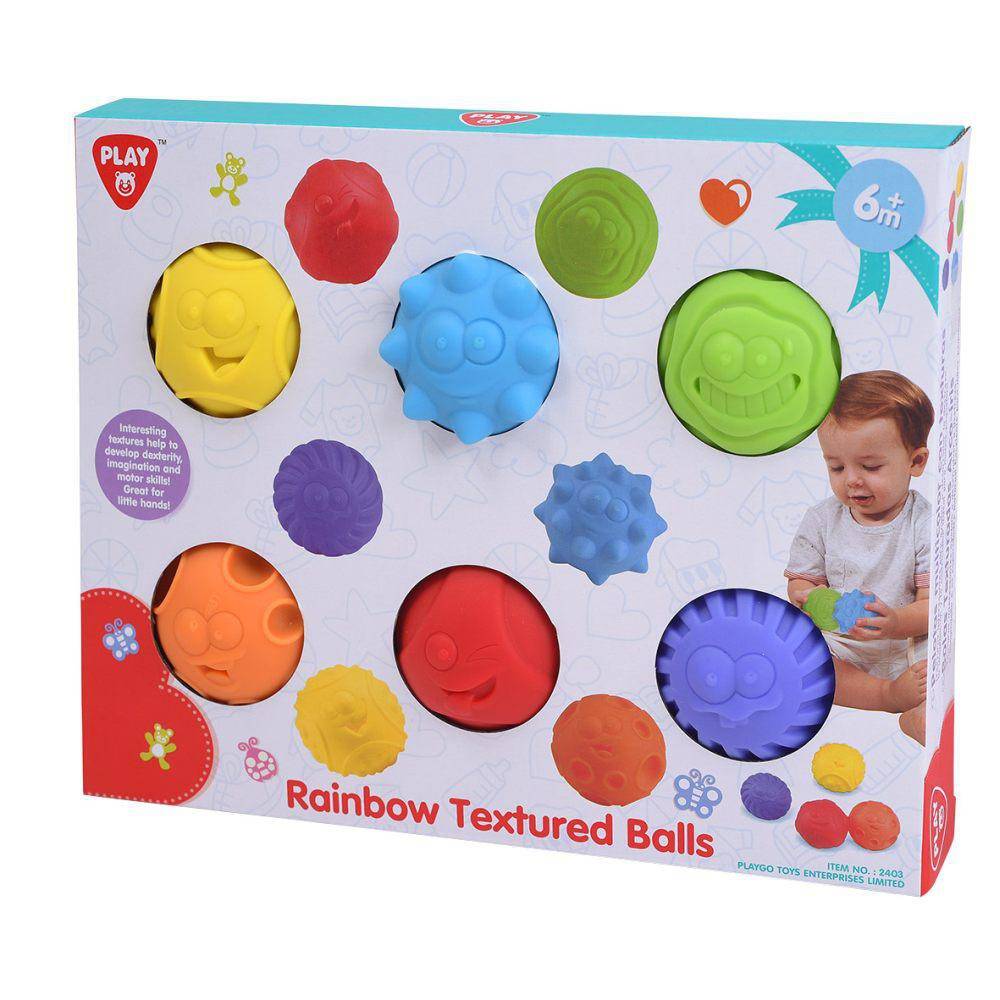 PLAYGO RAINBOW TEXTURED BALLS