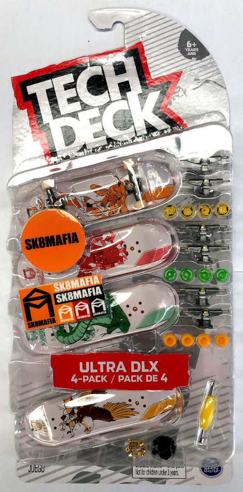 TECH DECK 96MM FINGERBOARD 4 PACK -SK8MAFIA