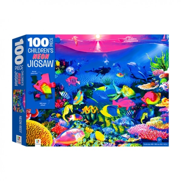 100 PIECE JIGSAW - NEON REEF | Toyworld Frankston | Toyworld Frankston