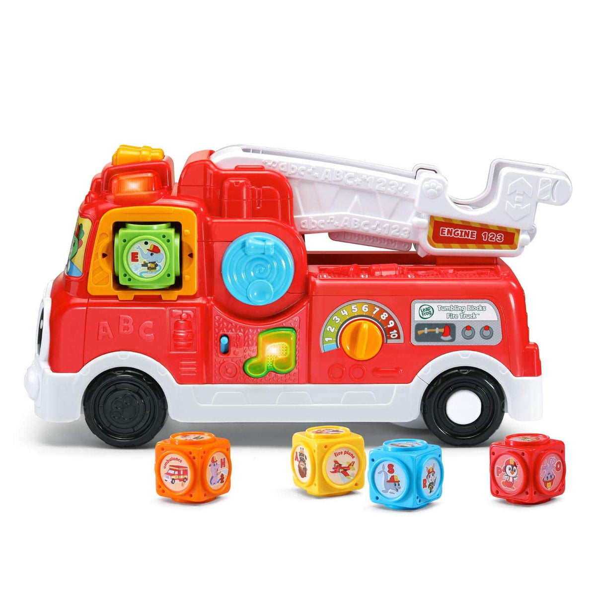 LEAP FROG TUMBLING BLOCKS FIRE ENGINE