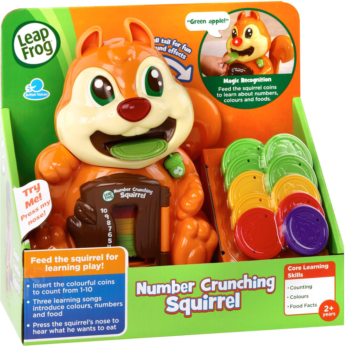 LEAP FROG NUMBER CRUNCHING SQUIRREL | Toyworld Frankston | Toyworld Frankston