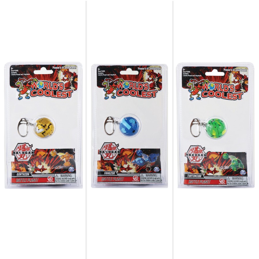 WORLD'S COOLEST - BAKUGAN KEYCHAIN