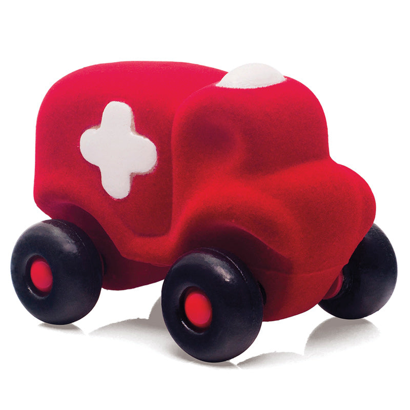 RUBBABU - LITTLE VEHICLE AMBULANCE | Rubbabu | Toyworld Frankston