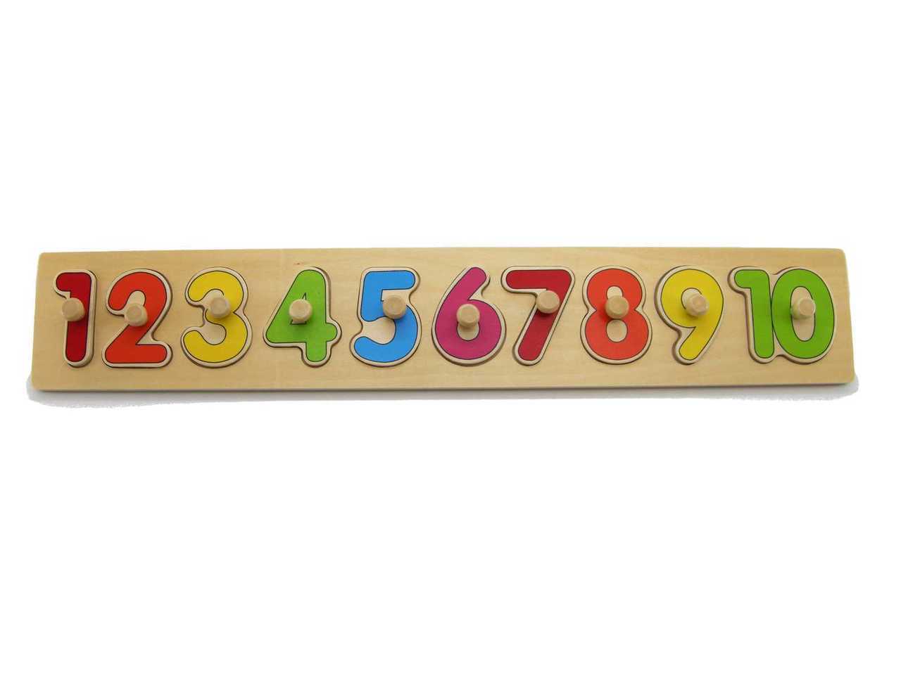 NUMBER PUZZLE WITH KNOBS | Toyworld Frankston | Toyworld Frankston