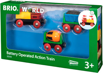 BRIO B/O - BATTERY OPERATED ACTION TRAIN