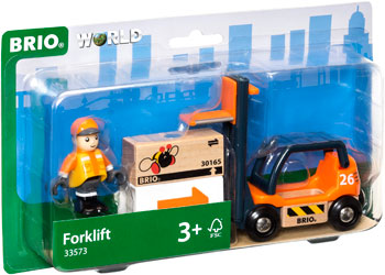 BRIO FORKLIFT 4 PIECES - 33573