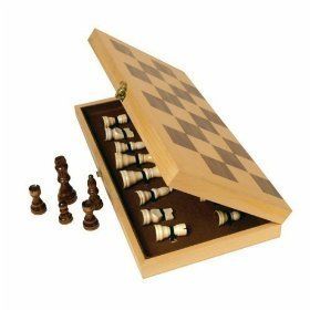 15" WOOD CHESS SET