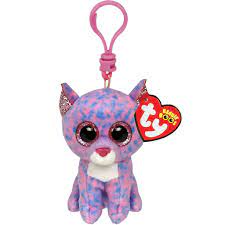 TY BEANIE BOOS CLIP CASSIDY LAVENDER