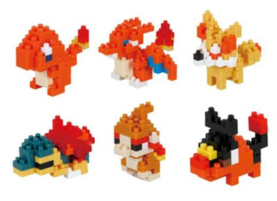 NANOBLOCK - MINI POKEMON BOX - FIRE TYPE