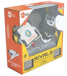 HEXBUGS BATTLEBOTS RIVALS 2 PK DUCK! AND ROTATOR