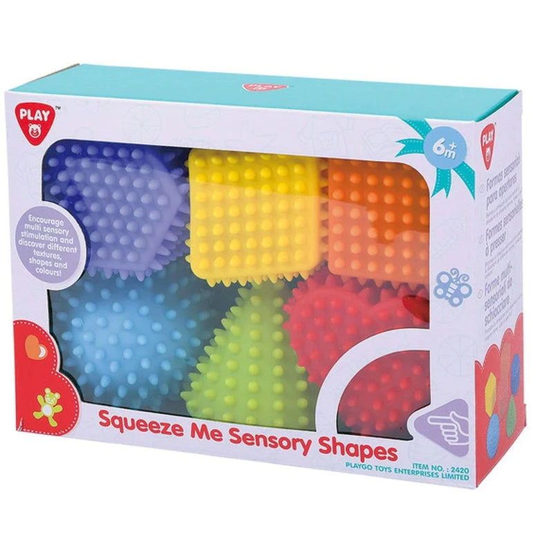 PLAYGO SQUEEZE ME SENSORY SHAPES 6PCS