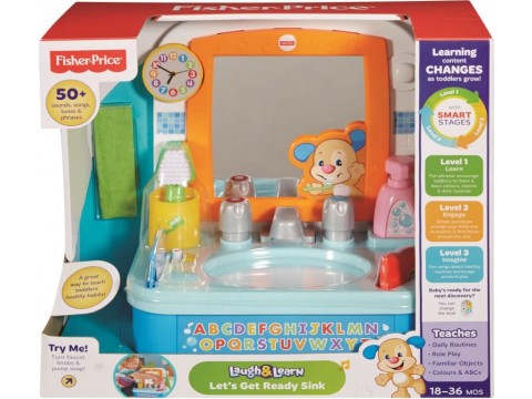 FISHER PRICE LAUGH AND LEARN LETS GET READY SINK | FISHER PRICE | Toyworld Frankston