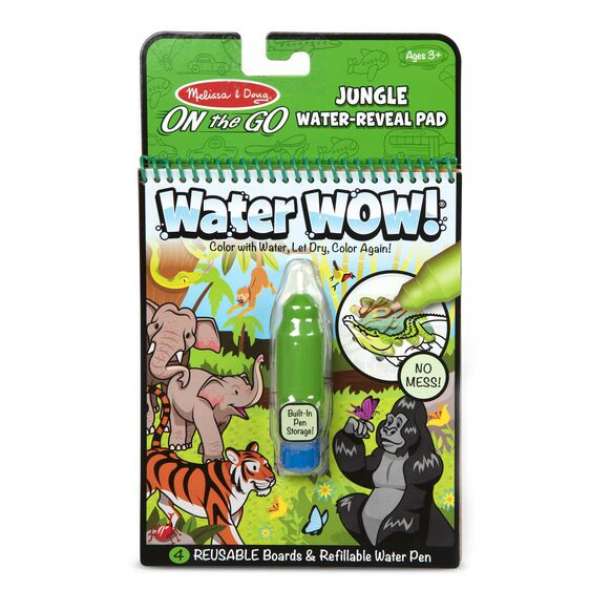 MELISSA & DOUG - ON THE GO - WATER WOW! - JUNGLE | M D ON THE GO | Toyworld Frankston