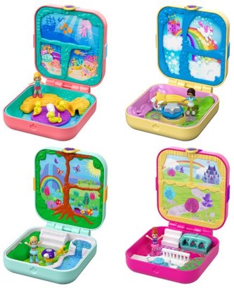 POLLY POCKET HIDDEN HIDEOUTS - FLUTTERRIFIC FOREST - Toyworld Frankston